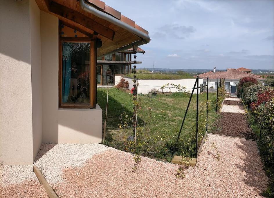 Studio Ambiance Verdoyante Et Vue Sur La Vallee Auzeville-Tolosane Kültér fotó